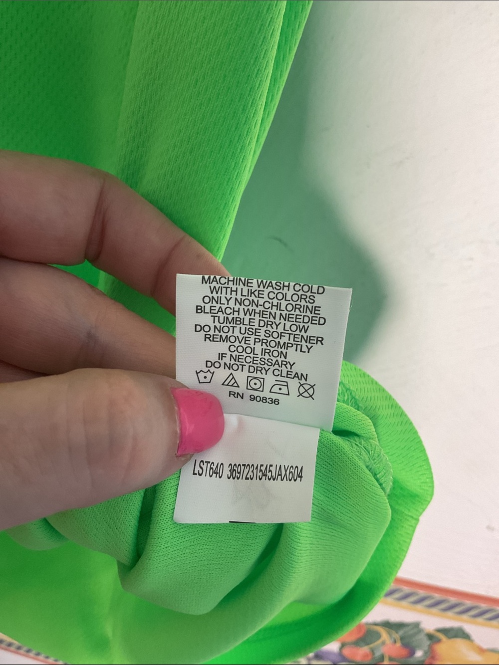 Sport-Tek Lime Micropique Sport Wick Open Placket Polo Shirt Size L Ladies - Picture 7 of 8